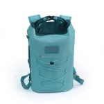 Rucsac impermeabil Zulupack® Indy 12L – IP67 Tiffany Blue pentru drumeții și utilizare urbană