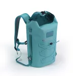 Rucsac impermeabil Zulupack® Indy 12L – IP67 Tiffany Blue pentru drumeții și utilizare urbană