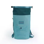 Rucsac impermeabil Zulupack® Indy 12L – IP67 Tiffany Blue pentru drumeții și utilizare urbană
