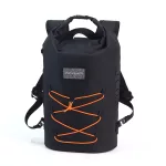 Rucsac impermeabil Zulupack® Indy 12L Cordura® – IP67 Negru pentru drumeții și utilizare urbană