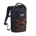 Rucsac impermeabil Zulupack® Indy 12L Cordura® – IP67 Negru pentru drumeții și utilizare urbană
