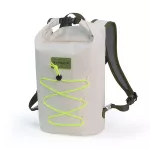 Rucsac impermeabil Zulupack® Indy 12L Cordura® – IP67 Alb pentru drumeții și utilizare urbană