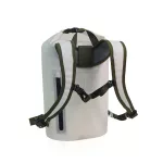 Rucsac impermeabil Zulupack® Indy 12L Cordura® – IP67 Alb pentru drumeții și utilizare urbană