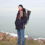 Geantă impermeabilă 40L pentru voiaj și sporturi nautice – Zulupack Rackham gri/camel