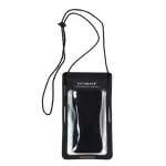 Husă impermeabilă neagră pentru telefon – Zulupack® Phone Pocket – protecție IP68 până la 3 m adâncime