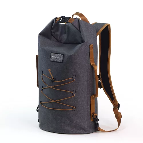 Rucsac impermeabil Zulupack® Indy 25L – IP67, gri închis – pentru sporturi nautice, drumeții și utilizare urbană