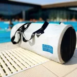 Geantă compactă, impermeabilă pentru sport și călătorii – Zulupack® Yoggy 16L IP65 gri/albastru