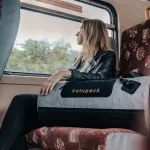 Geantă impermeabilă compactă pentru sport și călătorii – Zulupack® Fit 32L IP66 - gri/camel
