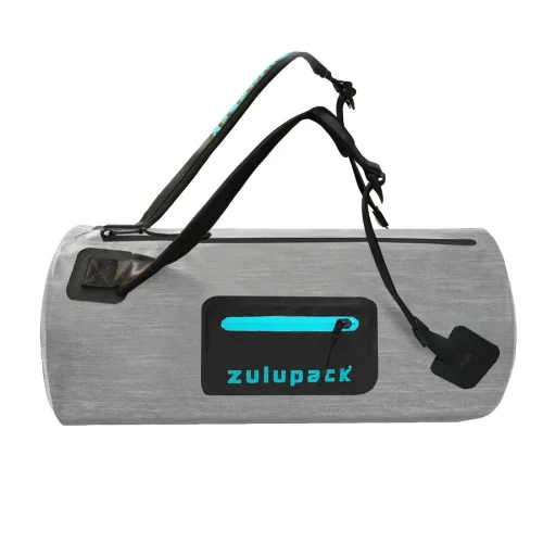 Geantă impermeabilă pentru sport și călătorii – Zulupack® Fit 32L gri/albastru