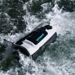 Geantă impermeabilă pentru sport și călătorii – Zulupack® Fit 32L gri/albastru