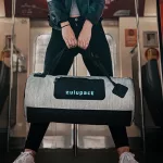 Geantă impermeabilă pentru sport și călătorii – Zulupack® Fit 32L gri/albastru