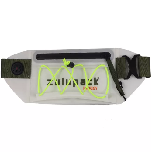 Borsetă impermeabilă Zulupack® Froggy Cordura® albă – IP67 – borsetă premium ușoară pentru călătorii, sport și utilizare zilnică