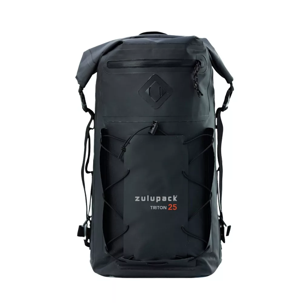 Rucsac impermeabil Zulupack® Triton 25L – negru, IP67, ergon