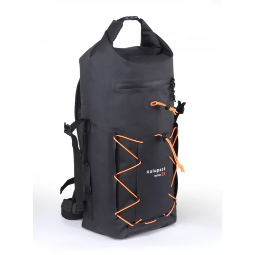 Rucsac impermeabil Zulupack® Triton 25L Cordura® – (IP67), negru – pentru drumeții și sporturi nautice