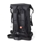 Rucsac impermeabil Zulupack® Triton 25L Cordura® – (IP67), negru – pentru drumeții și sporturi nautice