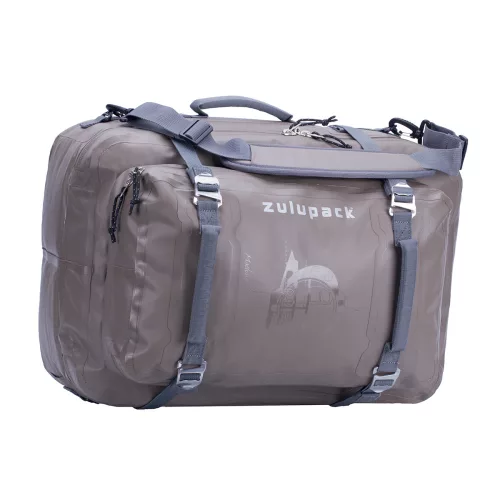 Geantă de voiaj rezistentă la apă pentru aventuri – Zulupack® Antipode 45L IP63 – gri