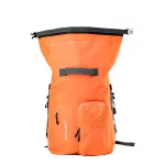 Rucsac impermeabil portocaliu pentru drumeții de mai multe zile și sporturi nautice – Zulupack® Nomad 35L IP67