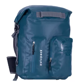 Rucsac albastru impermeabil pentru drumeții și sporturi nautice – Zulupack® Nomad 35L IP67