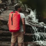 Sac impermeabil pentru SUP, kajak şi barcă – Zulupack® Tube 45L IP67 - portocaliu