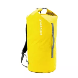 Rucsac impermeabil pentru SUP, caiac și barcă – Zulupack® Tube 45L IP67 galben