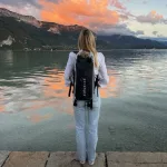 Rucsac negru impermeabil 18L – IP67, rezistent, pentru oraș și outdoor – Zulupack® Mojo