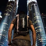 Rucsac negru impermeabil 18L – IP67, rezistent, pentru oraș și outdoor – Zulupack® Mojo